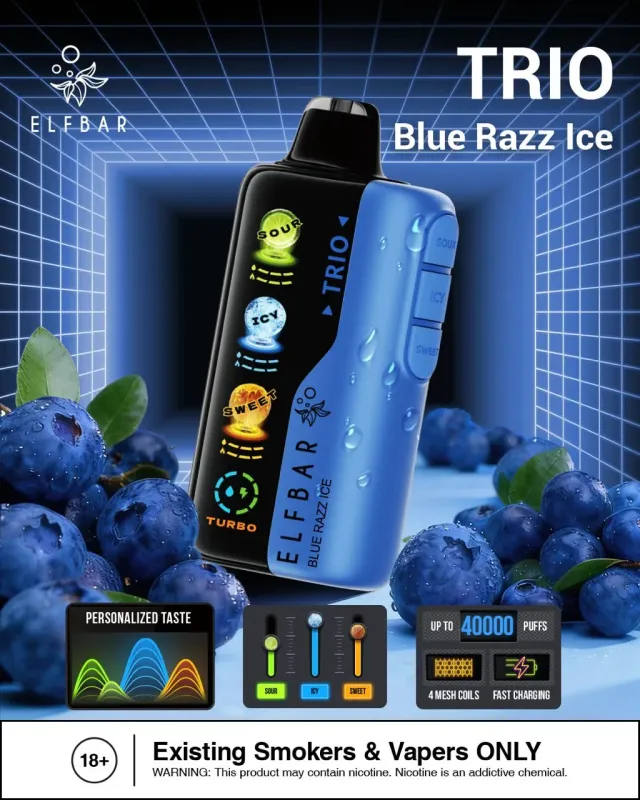 ELF BAR TRIO 40000puffs Disposable vape
